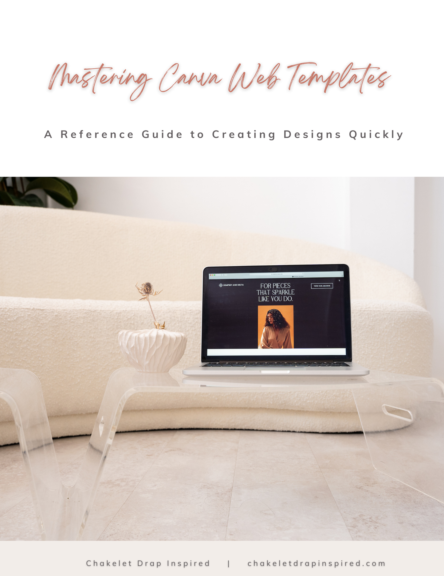 Entrepreneur & Coach Canva Website - Neutral Theme PLR