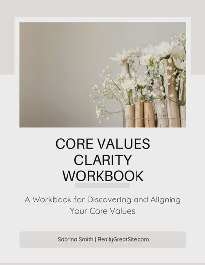 Core Values Clarity Workbook