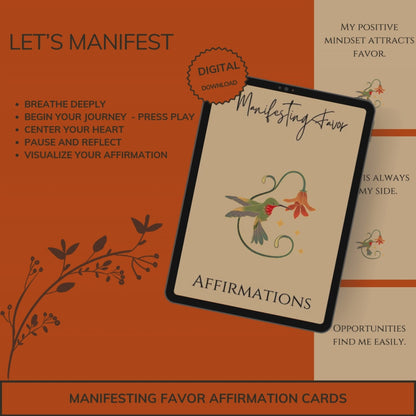 Manifestation Affirmation Cards Bundle