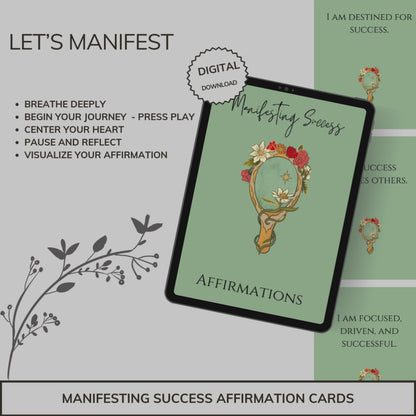 Manifestation Affirmation Cards Bundle