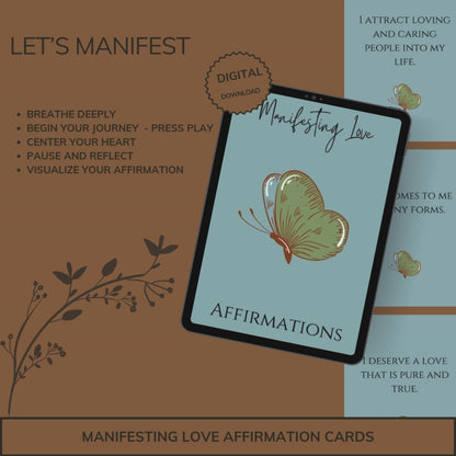 Manifestation Affirmation Cards Bundle